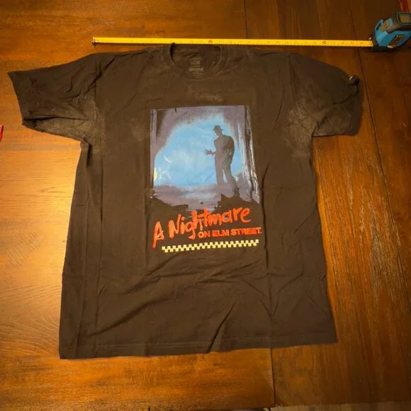 Vans Freddy Krueger A Nightmare On Elm Street Black Shirt Size Large Used - Picture 9 of 14
